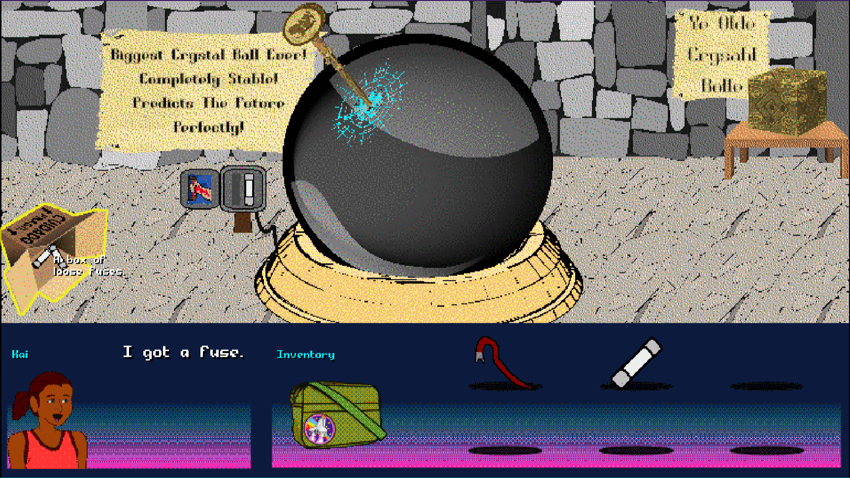 A screenshot of an example of an itemagically game.