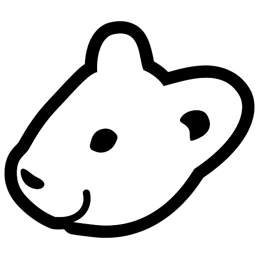 P.I.K.A. official icon, a simple profile icon of a smiling pika